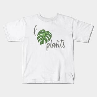 i love plants Kids T-Shirt